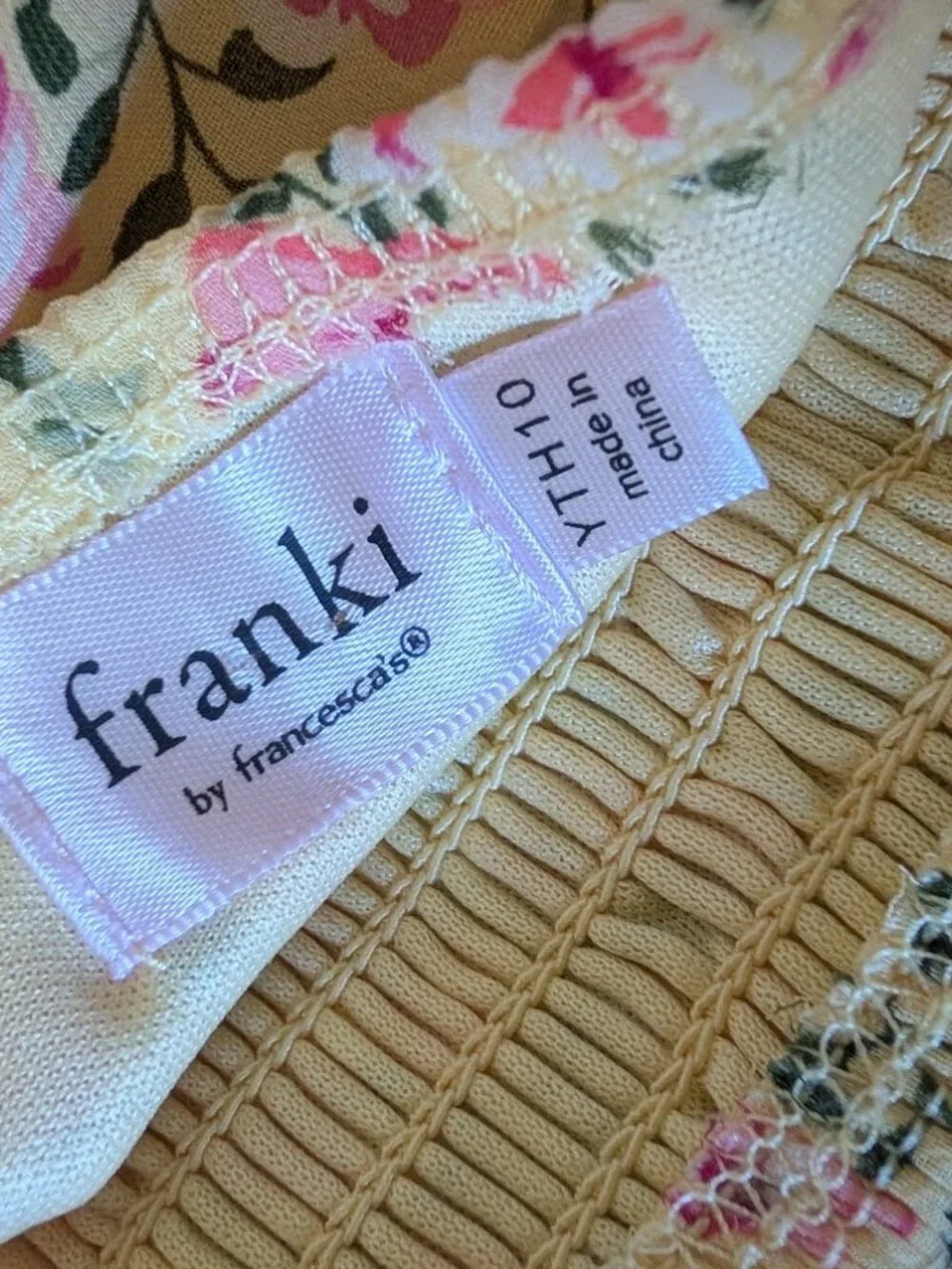 Franki by Francesca’s Floral Smocked Puff Sleeve Dress | Girls / Youth 10